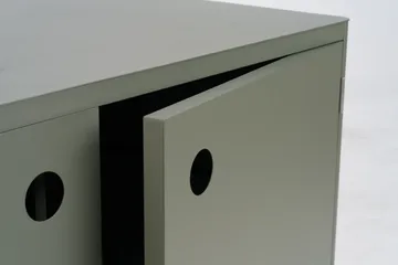 Kelia Outdoor-Küchen-Unterschrank mit Spüle - Anthrazit, 121x90x64 cm - Brafab