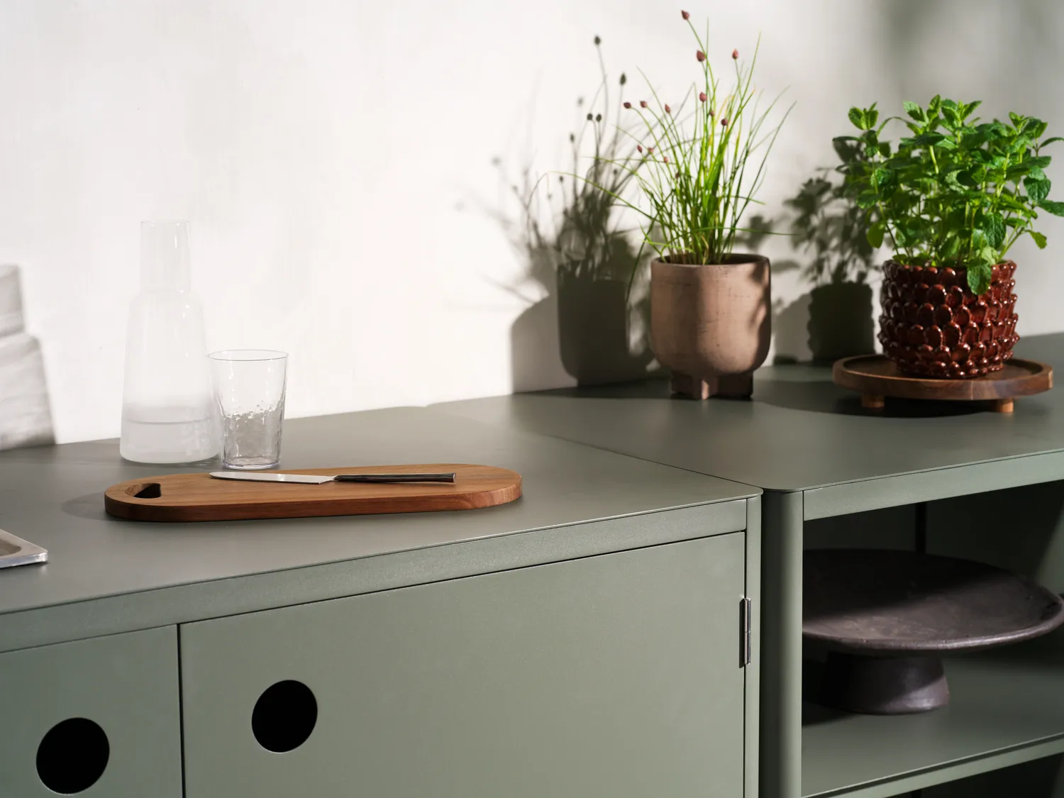 Kelia Outdoor-Küchen-Unterschrank mit Spüle, Anthrazit, 121x90x64 cm Brafab
