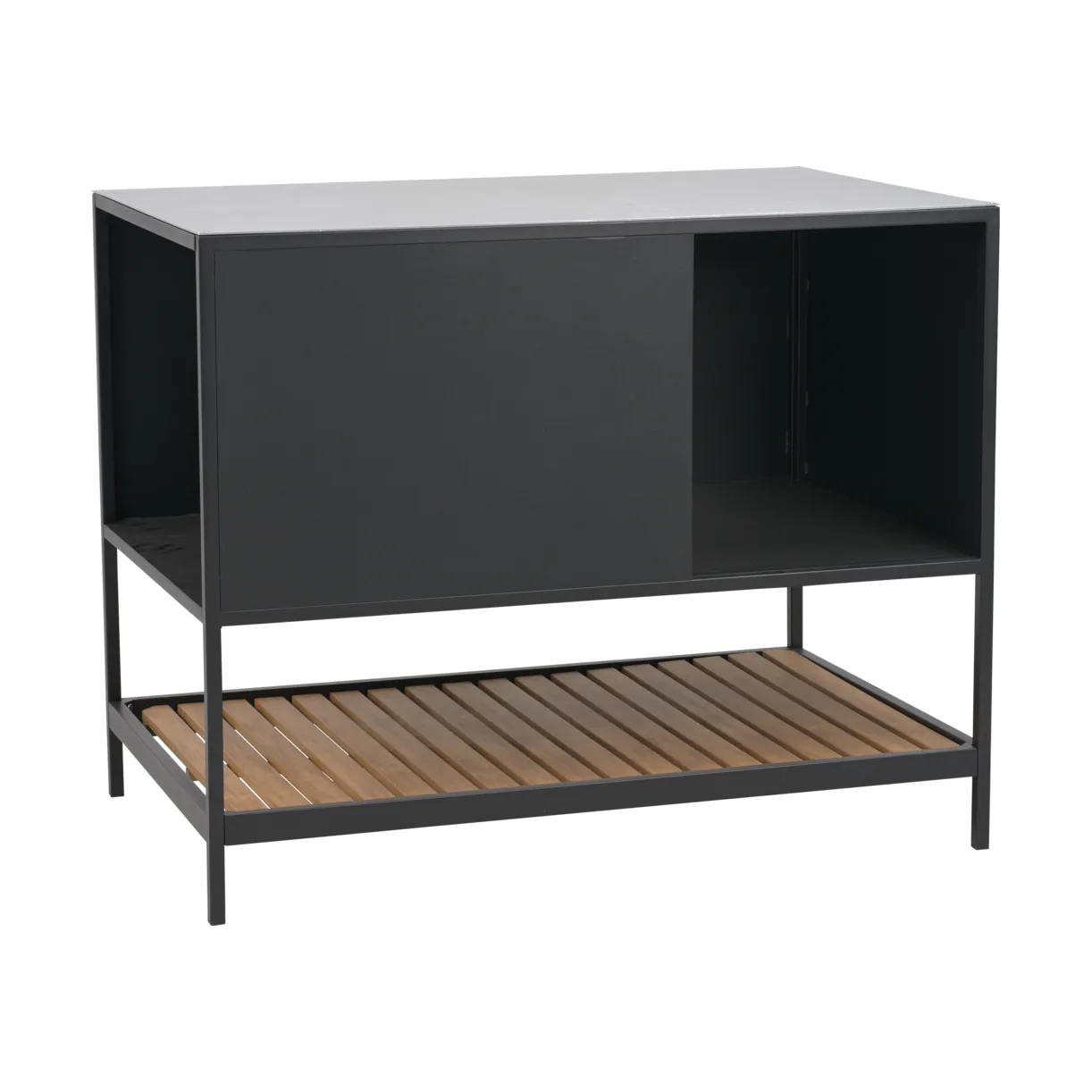 Prep Außenküche Unterschrank 110x90x70 cm, Schwarz Brafab