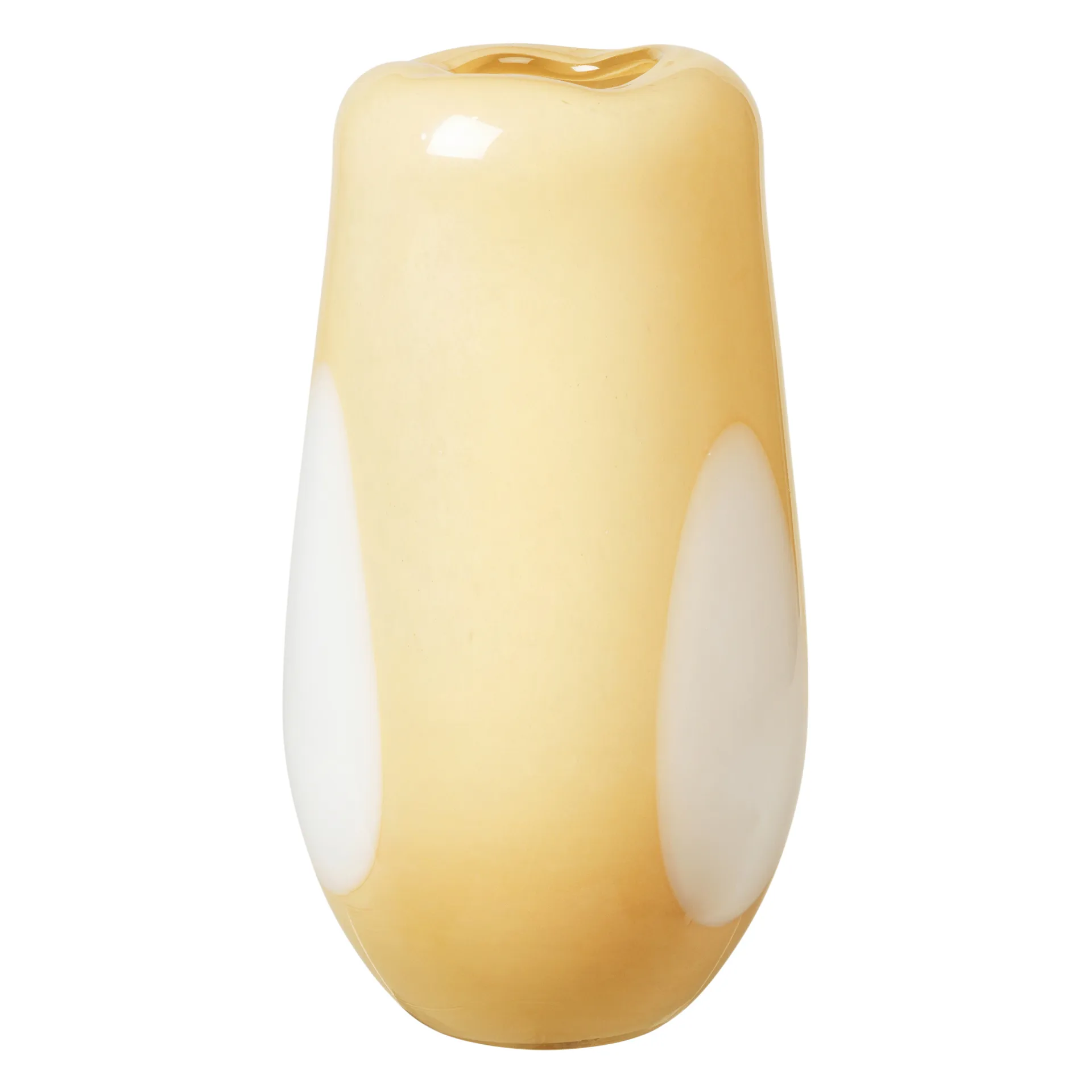 Ada Dot Glasvase 37cm, Golden fleece yellow Broste Copenhagen