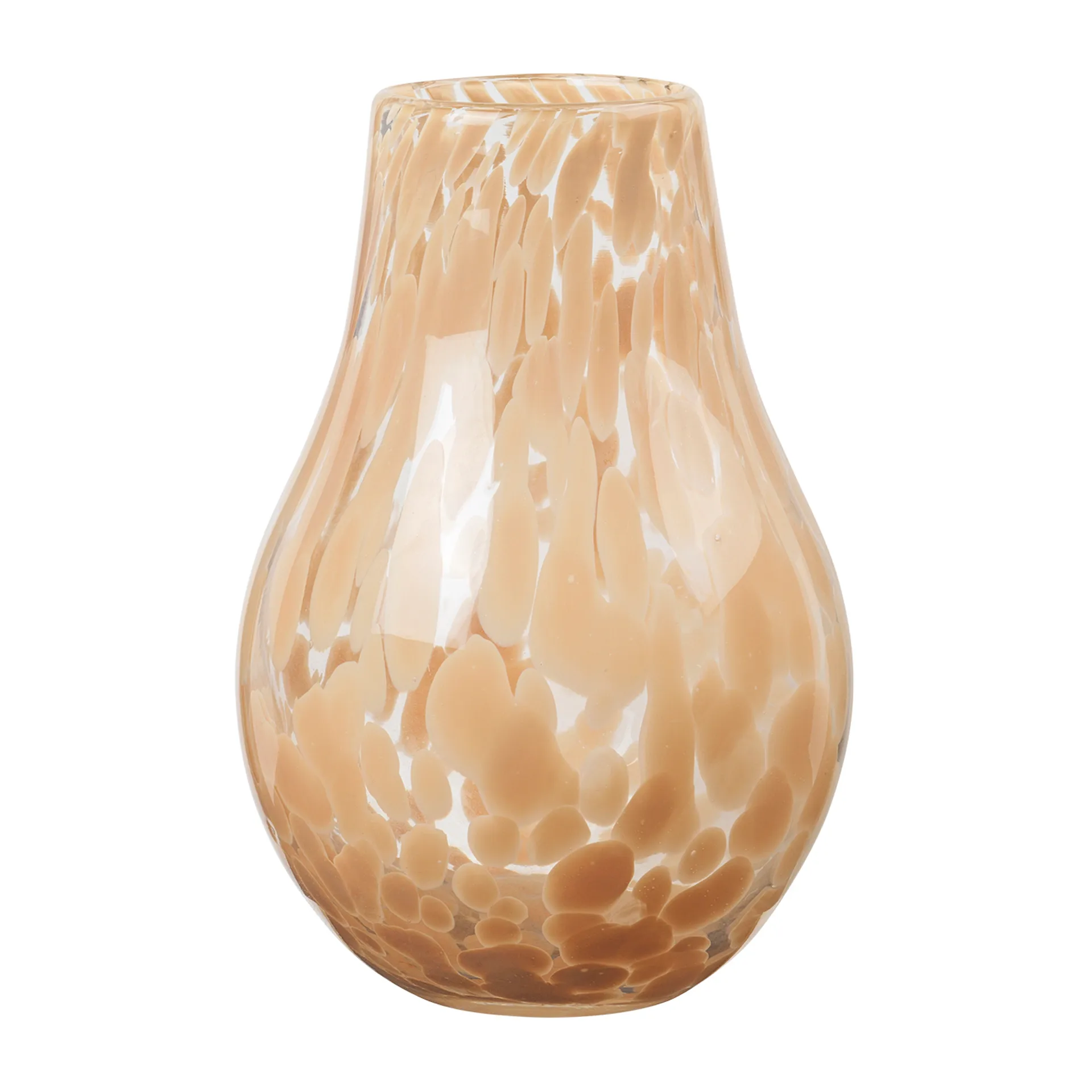 Ada Spot Vase 22,5cm, Golden yellow Broste Copenhagen
