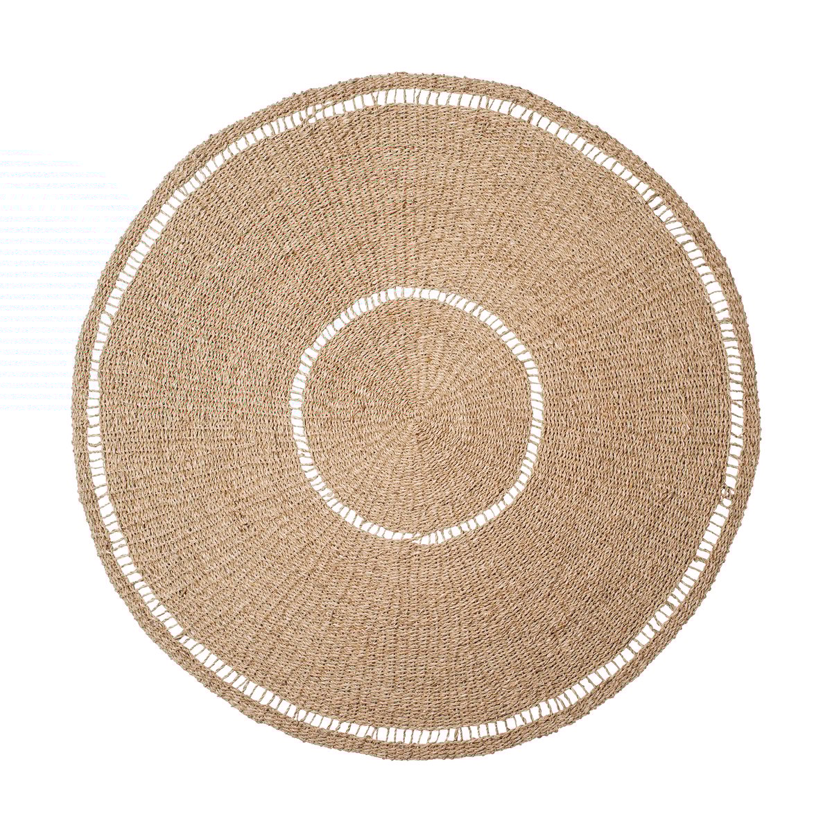 Broste Copenhagen Anina Teppich Seetang Ø120cm Natural
