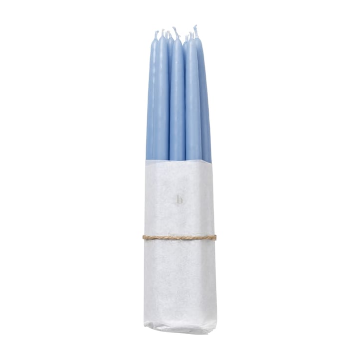 Broste Copenhagen gegossene Kerzen 10er Pack, Plein air light blue Broste Copenhagen