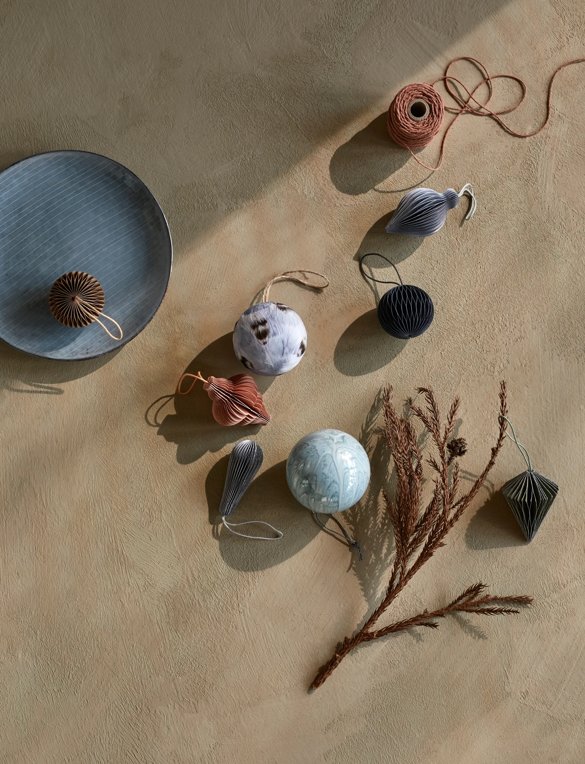 Christmas mix Weihnachtsanhänger 6er Pack, Thyme Broste Copenhagen