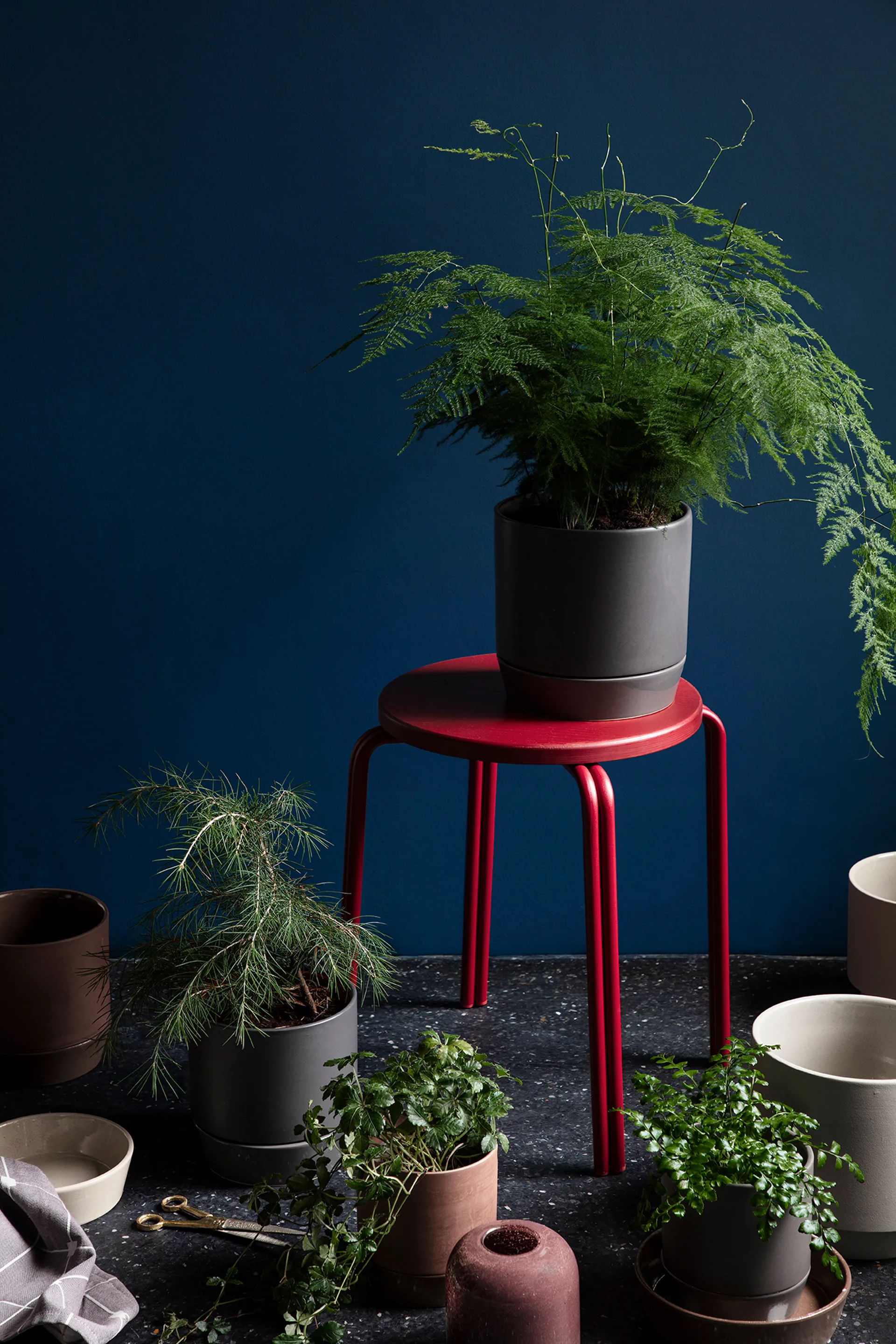 Denise Blumentopf Ø14cm, Charcoal grey Broste Copenhagen