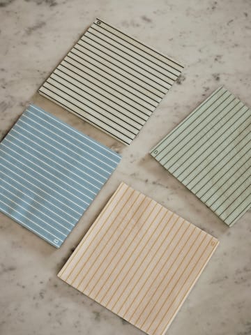 Dolly Papierservietten im 20er Pack, 33x33 cm - Light blue-white - Broste Copenhagen