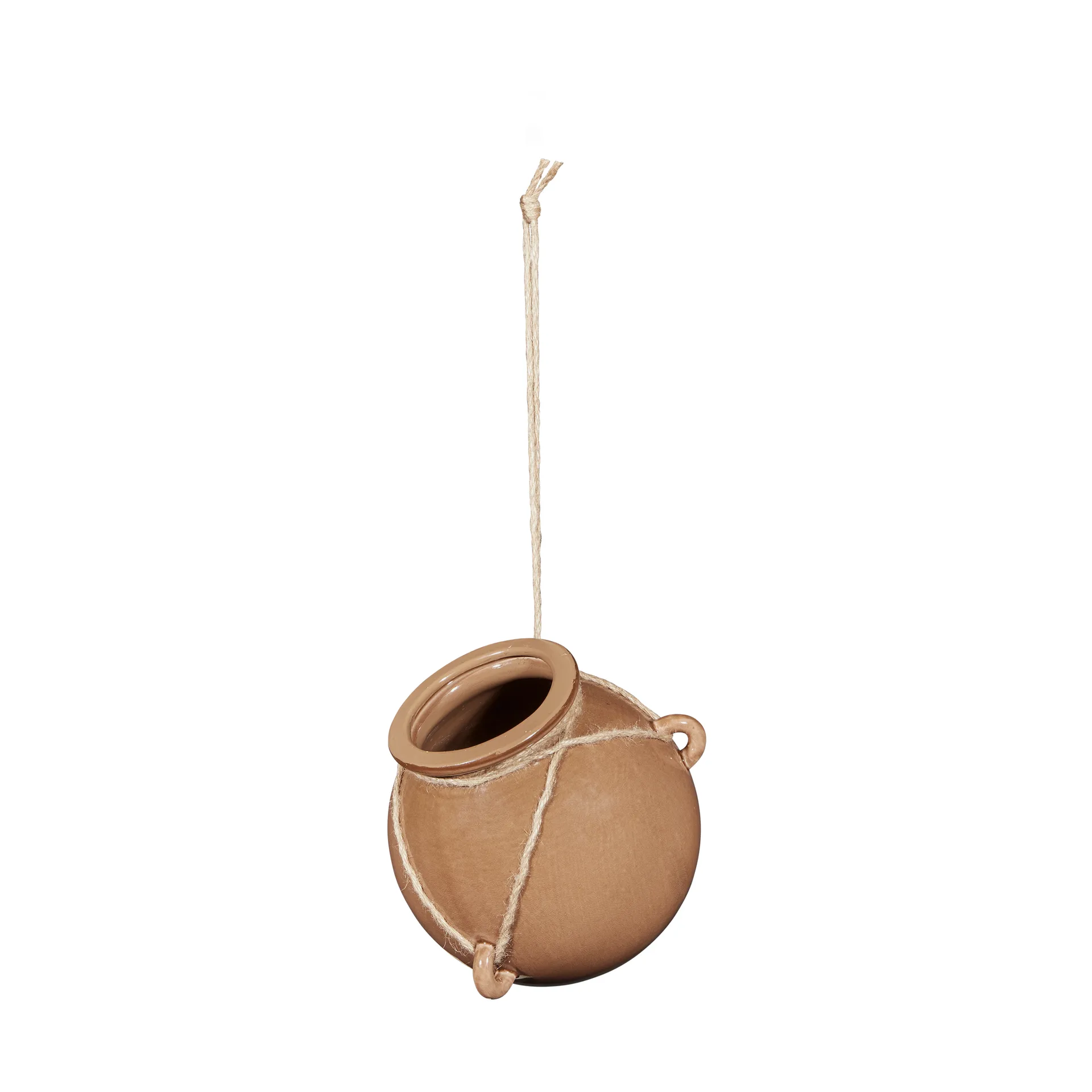 Eya hängender Blumentopf Ø22 cm, Brown Broste Copenhagen