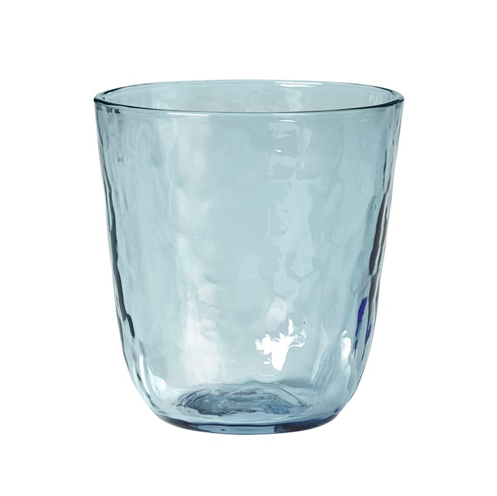 Hammered Trinkglas 33,5cl, Blau Broste Copenhagen