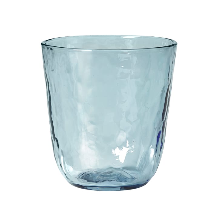 Hammered Trinkglas 33,5cl - Blau - Broste Copenhagen