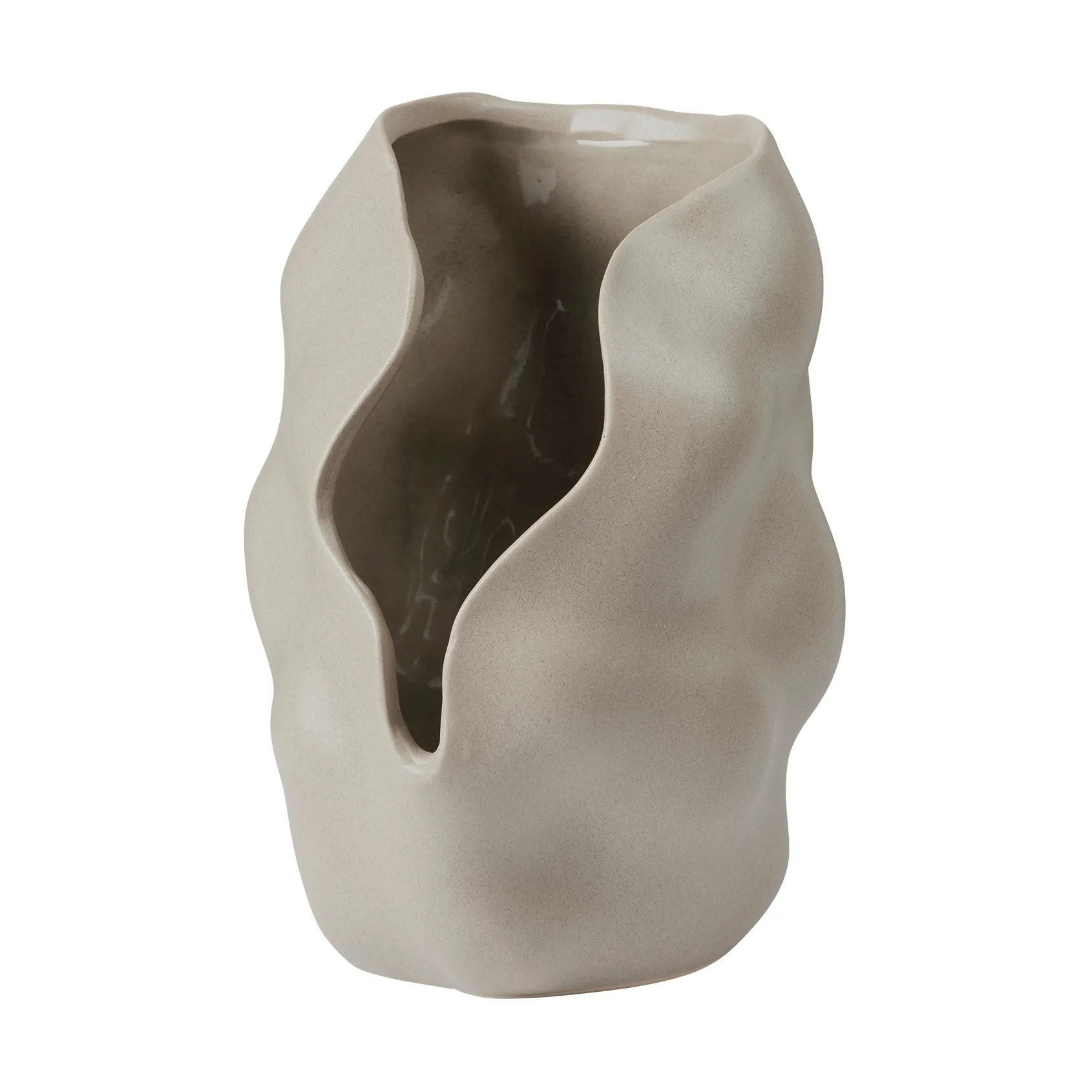 Hekla Hurricane Teelichthalter Ø18,6 cm, Dove Grey Broste Copenhagen