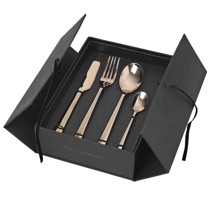 Hune Besteck 16 Teile, Titanium espresso Broste Copenhagen