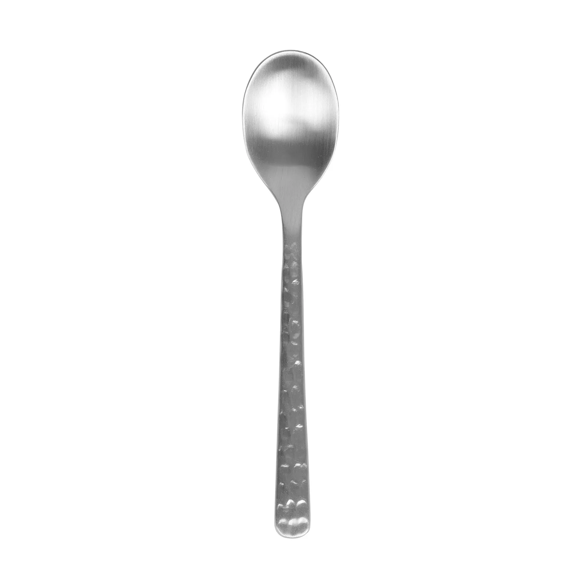 Hune Teelöffel, Brushed satin hammered Broste Copenhagen
