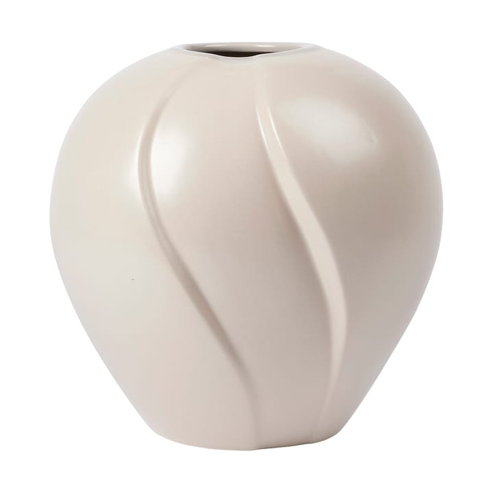 Leda Vase Ø25x25 cm - Grey sand - Broste Copenhagen