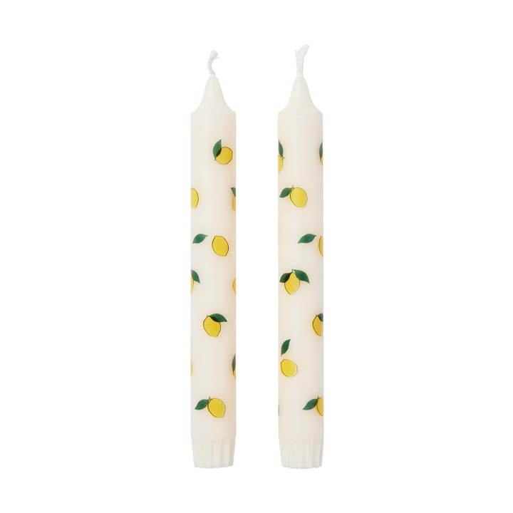 Lemon Kronleuchter 2er Pack - White-yellow - Broste Copenhagen