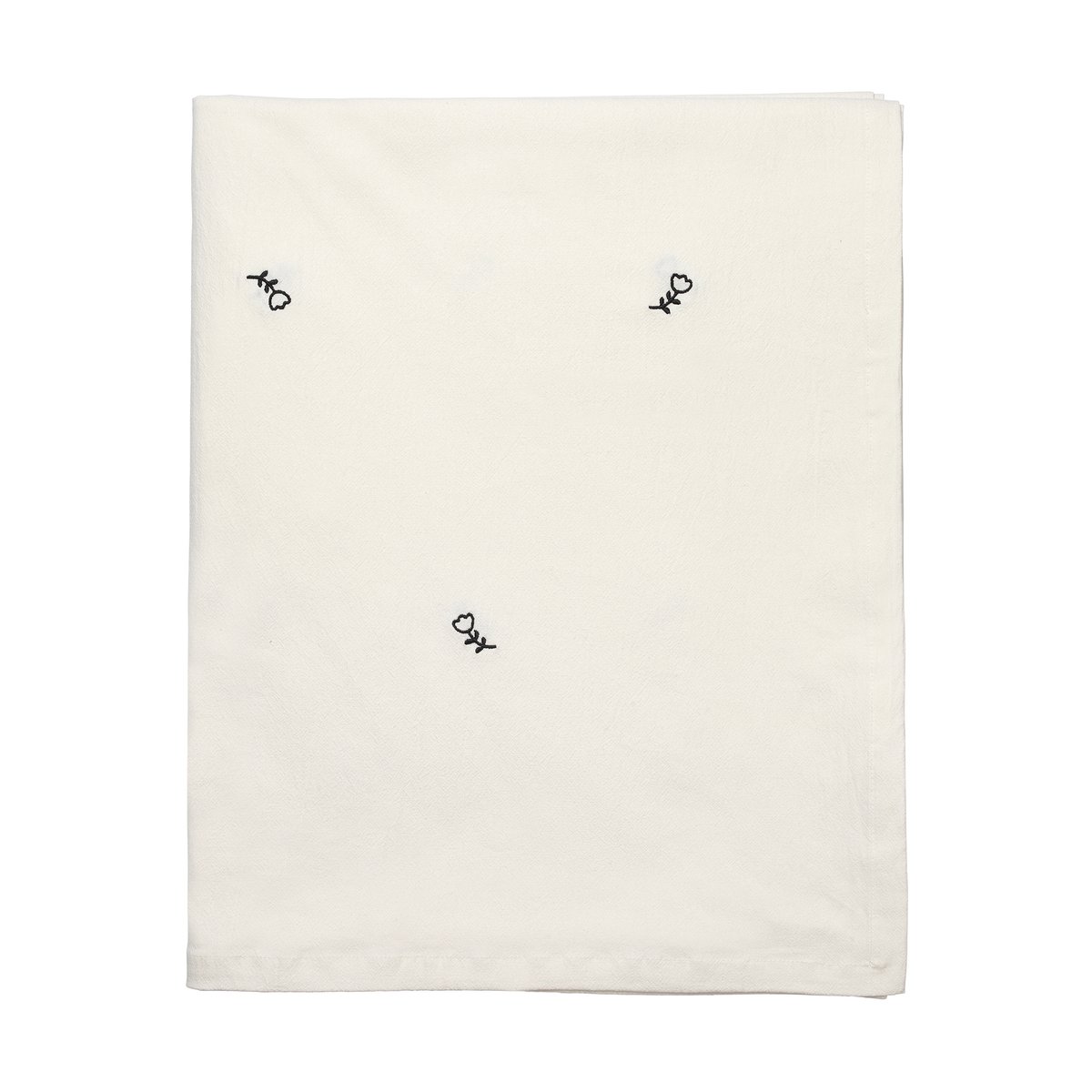 Broste Copenhagen Mai Tischdecke 160x300 cm, black-off white