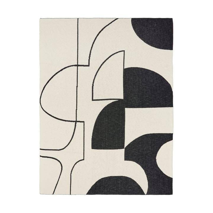 Maren Decke 130x180 cm, Black-Off White Broste Copenhagen