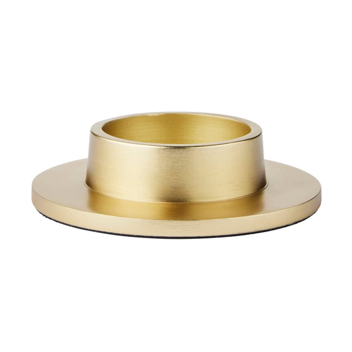 Maro Kerzenhalter für Blockkerzen - Brass Finish, 4 cm - Broste Copenhagen