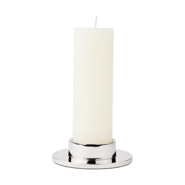 Maro Kerzenhalter für Blockkerzen - Silver Finish, 4 cm - Broste Copenhagen