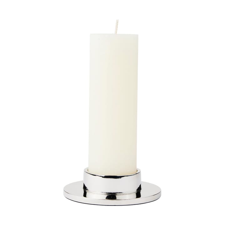 Maro Kerzenhalter für Blockkerzen, Silver Finish, 4 cm Broste Copenhagen