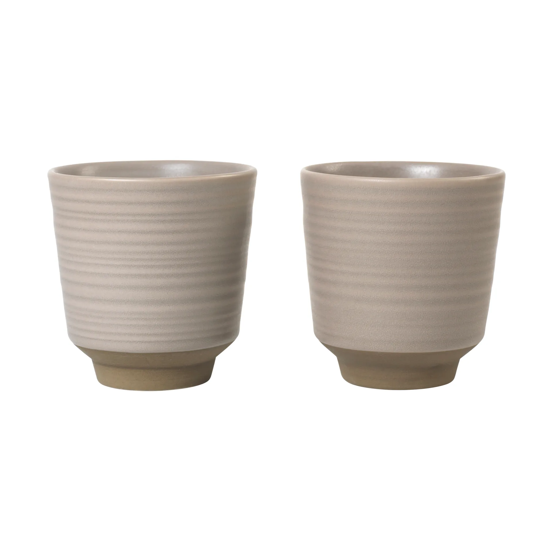 Miko Becher 15 cl 2er-Pack, Warm grey Broste Copenhagen
