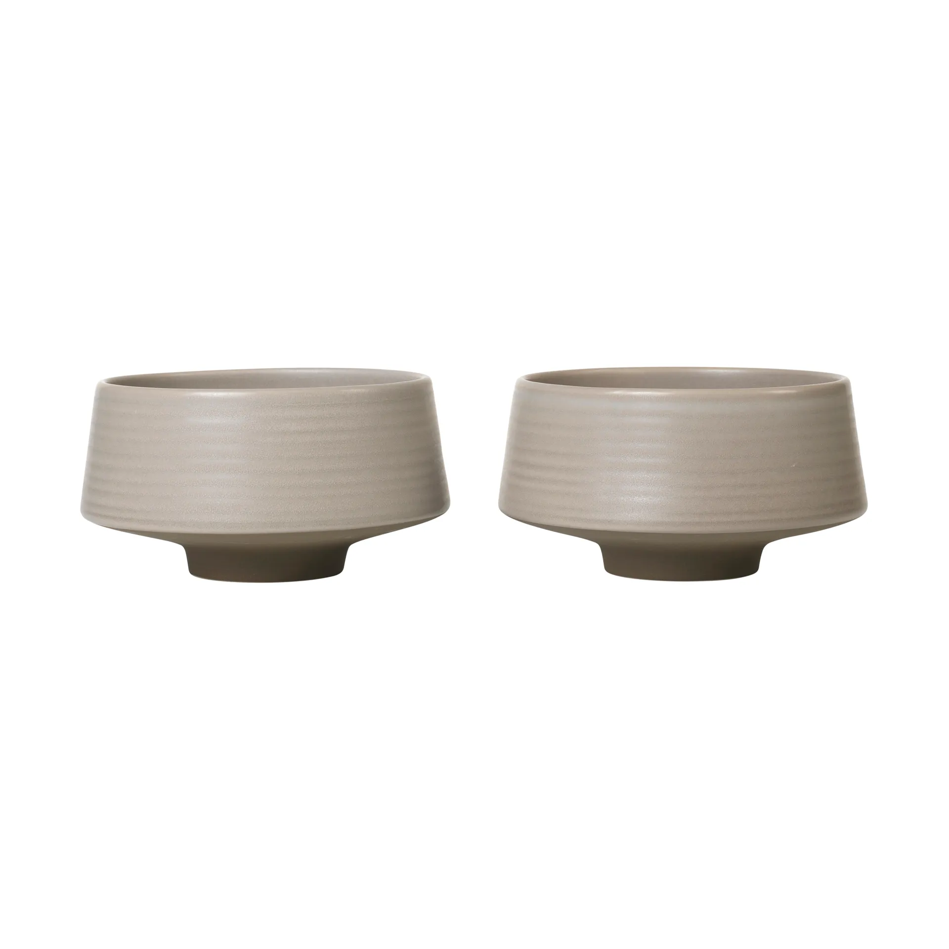 Miko Schale Ø14 cm 2er-Pack, Warm grey Broste Copenhagen