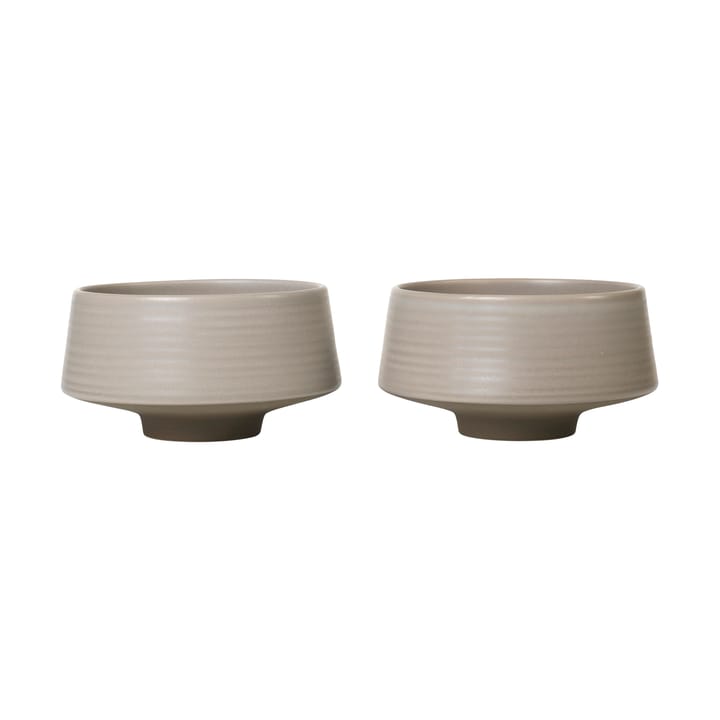 Miko Schale Ø14 cm 2er-Pack - Warm grey - Broste Copenhagen