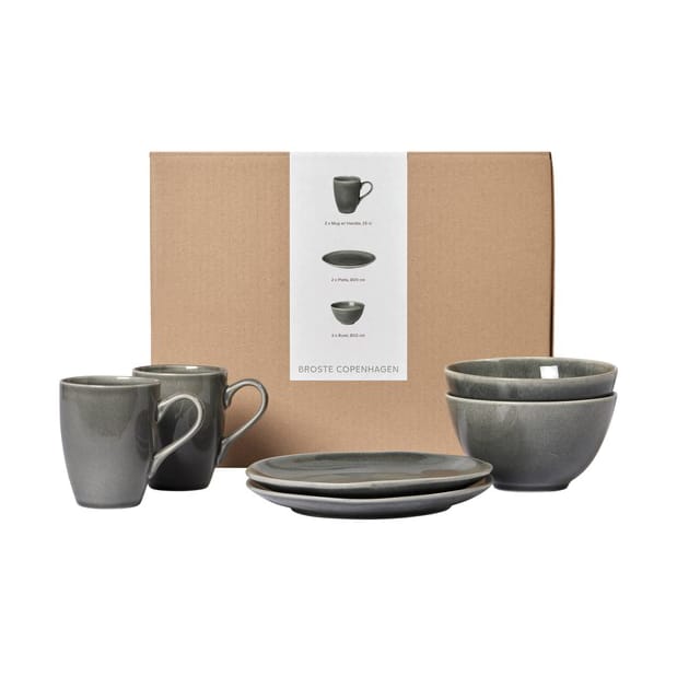 Nordic Rain Frühstücksset für zwei, 6-teilig Broste Copenhagen