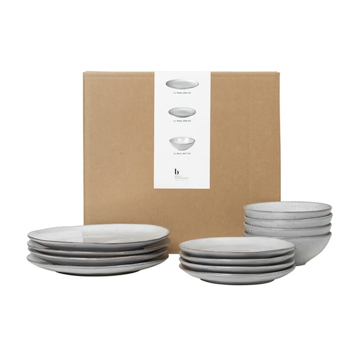 Nordic Sand Geschirr-Set - 12 Teile - Broste Copenhagen