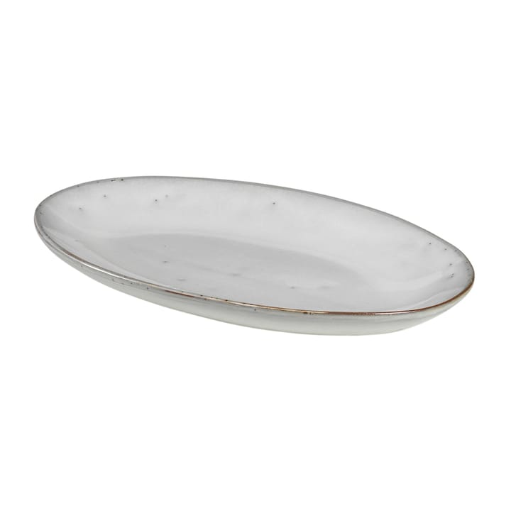 Nordic Sand Servierteller oval - 13,6 x 22cm - Broste Copenhagen