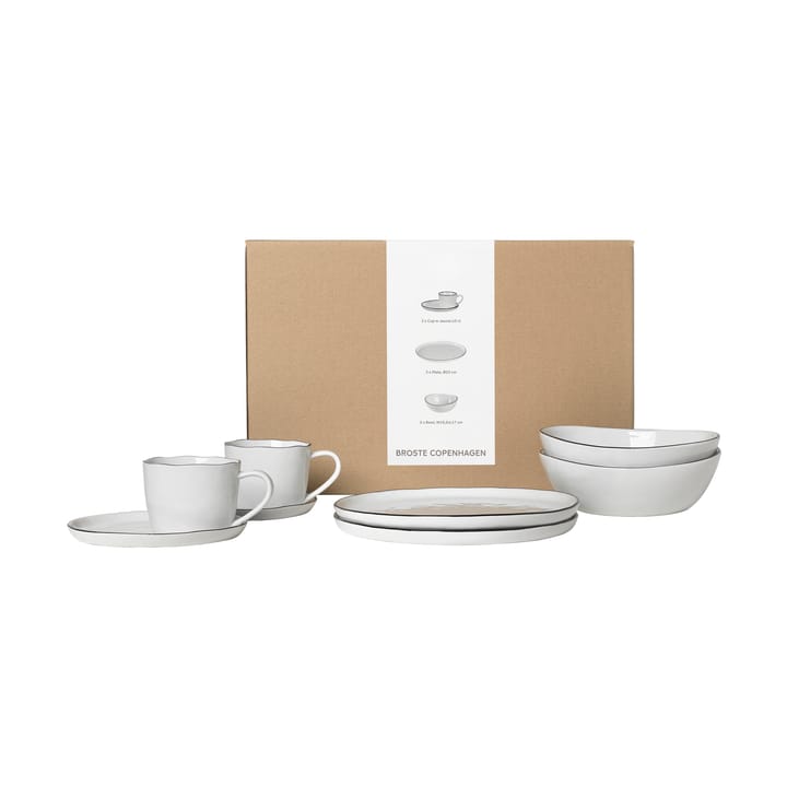 Nordic Set Frühstücksset für Zwei, 6 Teile Broste Copenhagen