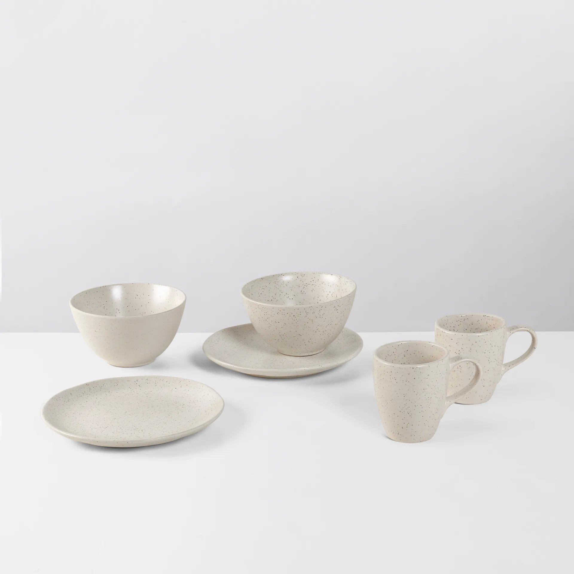 Nordic Vanilla Frühstücksset für Zwei, 6 Teile Broste Copenhagen