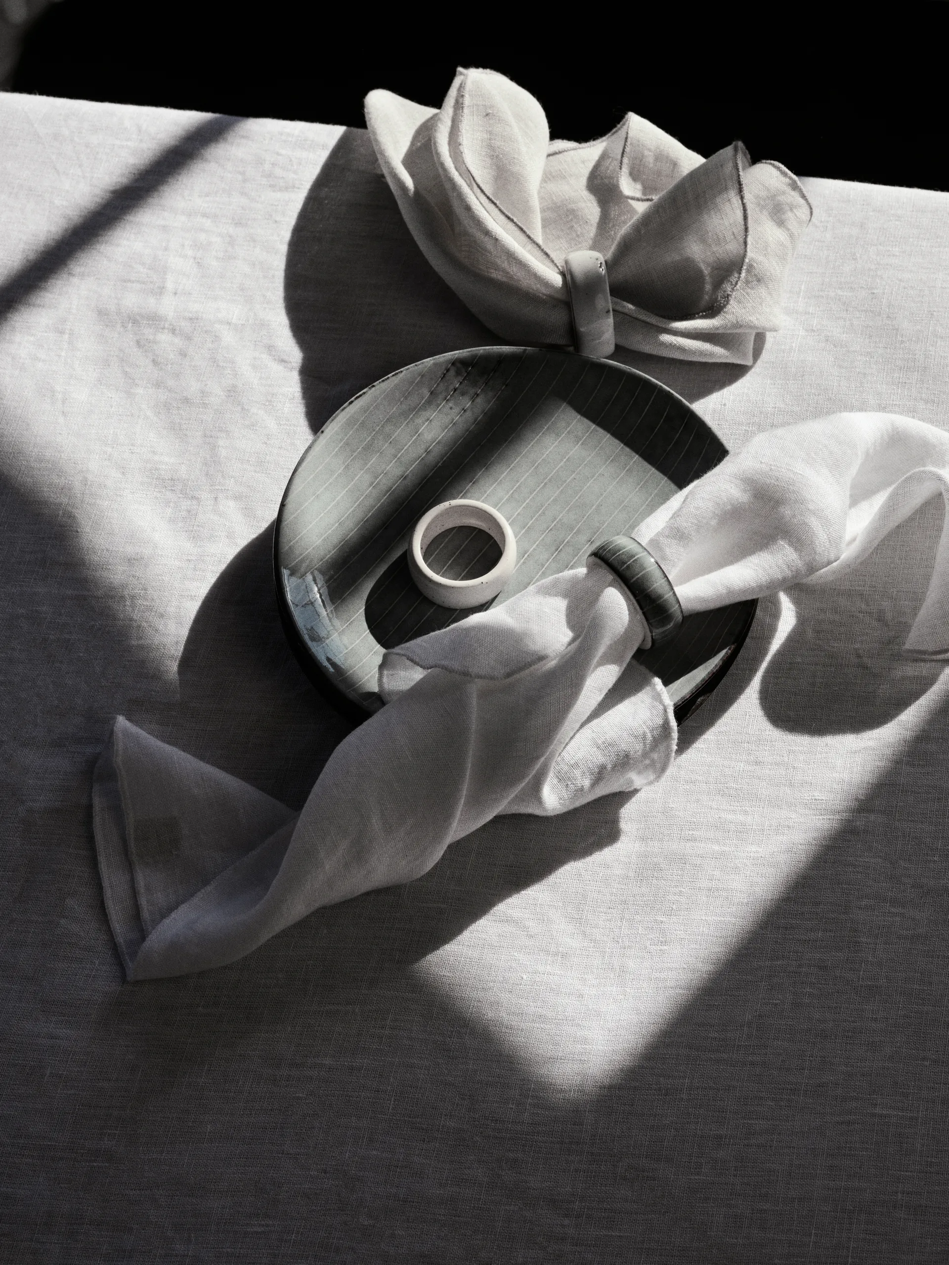 Nordic Vanilla Serviettenring 6er-Pack, Cream with grains Broste Copenhagen