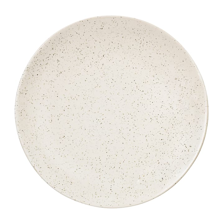 Nordic Vanilla Teller Ø26cm, Cream with grains Broste Copenhagen