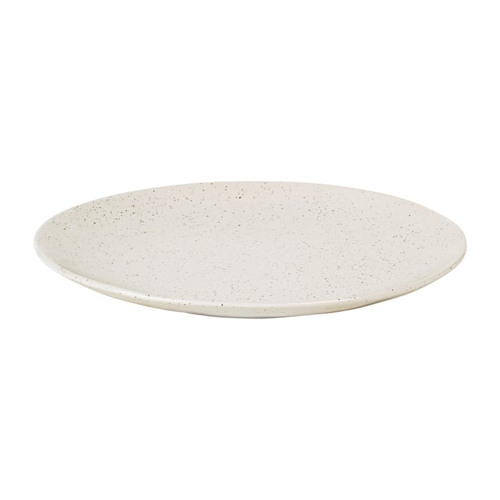 Nordic Vanilla Teller Ø26cm, Cream with grains Broste Copenhagen