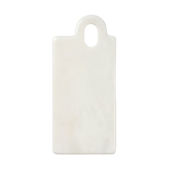 Olina Schneidebrett 14x31 cm, White marble Broste Copenhagen