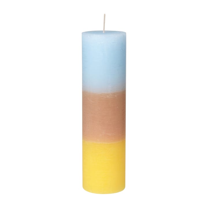 Rainbow Blockkerze 25cm, Pineapple cloud Broste Copenhagen