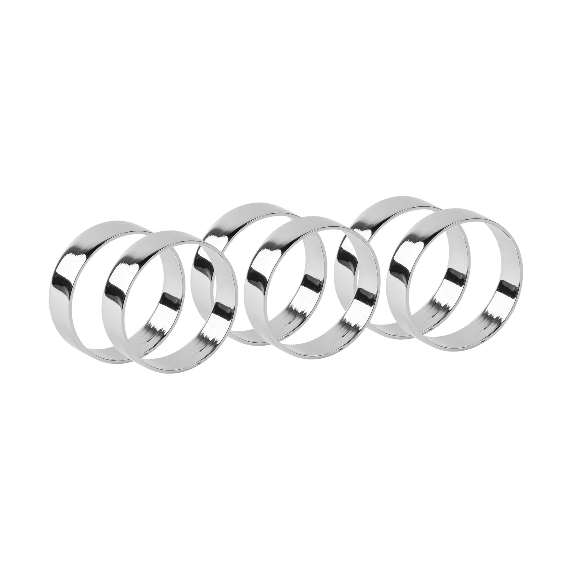 Ring Serviettenring 6er Pack, Silver Finish Broste Copenhagen