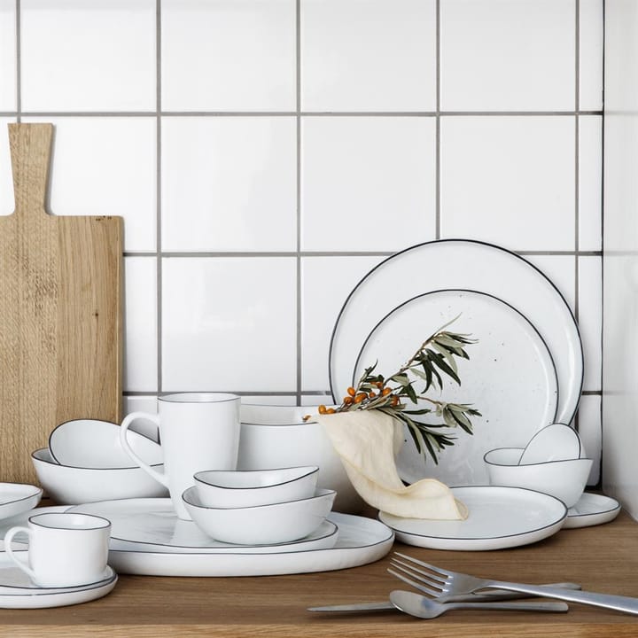 Salt Teller gesprenkelt, Ø 22,0cm Broste Copenhagen