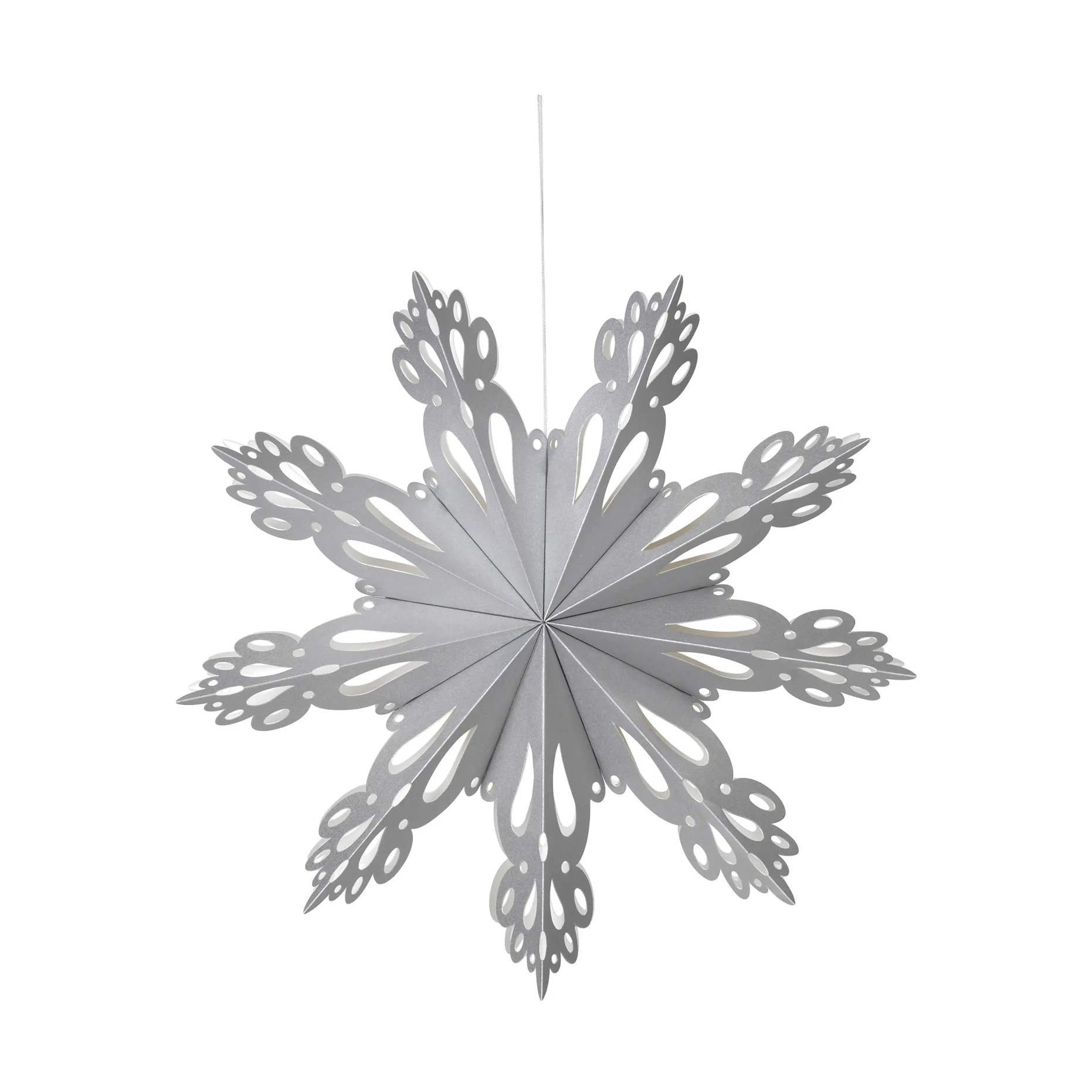 Snowflake Adventsstern, Silber, M Broste Copenhagen