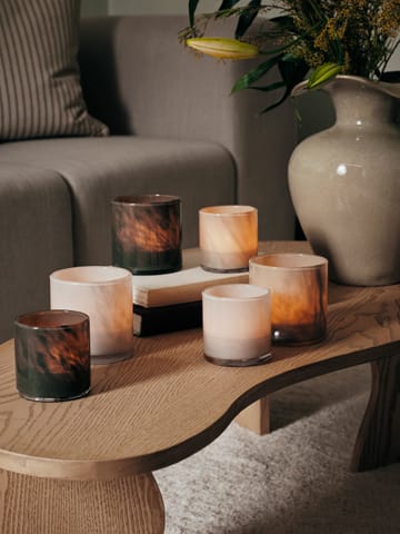 Solai Hurricane Kerzenlicht - Dark Green, Ø10 cm - Broste Copenhagen