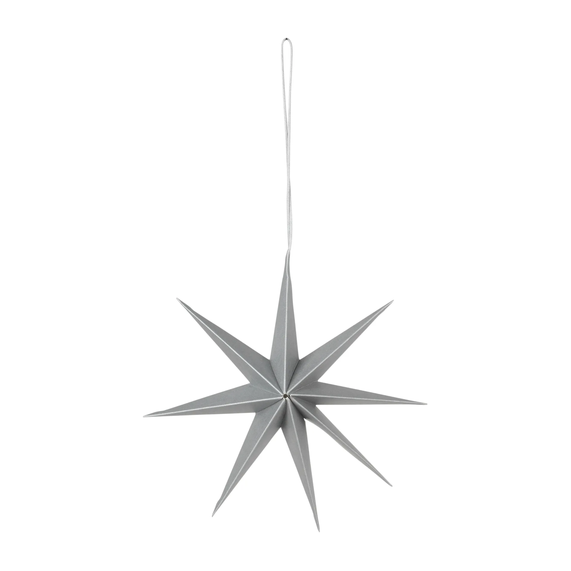 Star Papierstern Ø15cm, Silver Broste Copenhagen