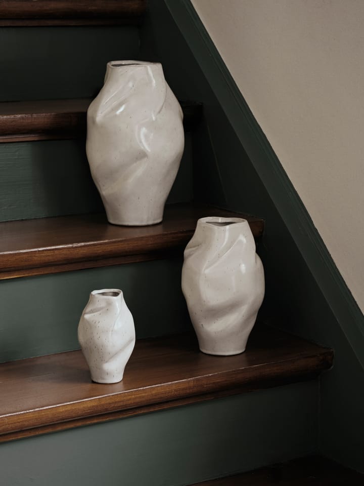 Susie Vase, Rainy Day Grey, 22 cm Broste Copenhagen