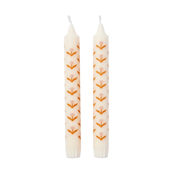Tulip Kronleuchter 2er Pack - White-soft pink - Broste Copenhagen