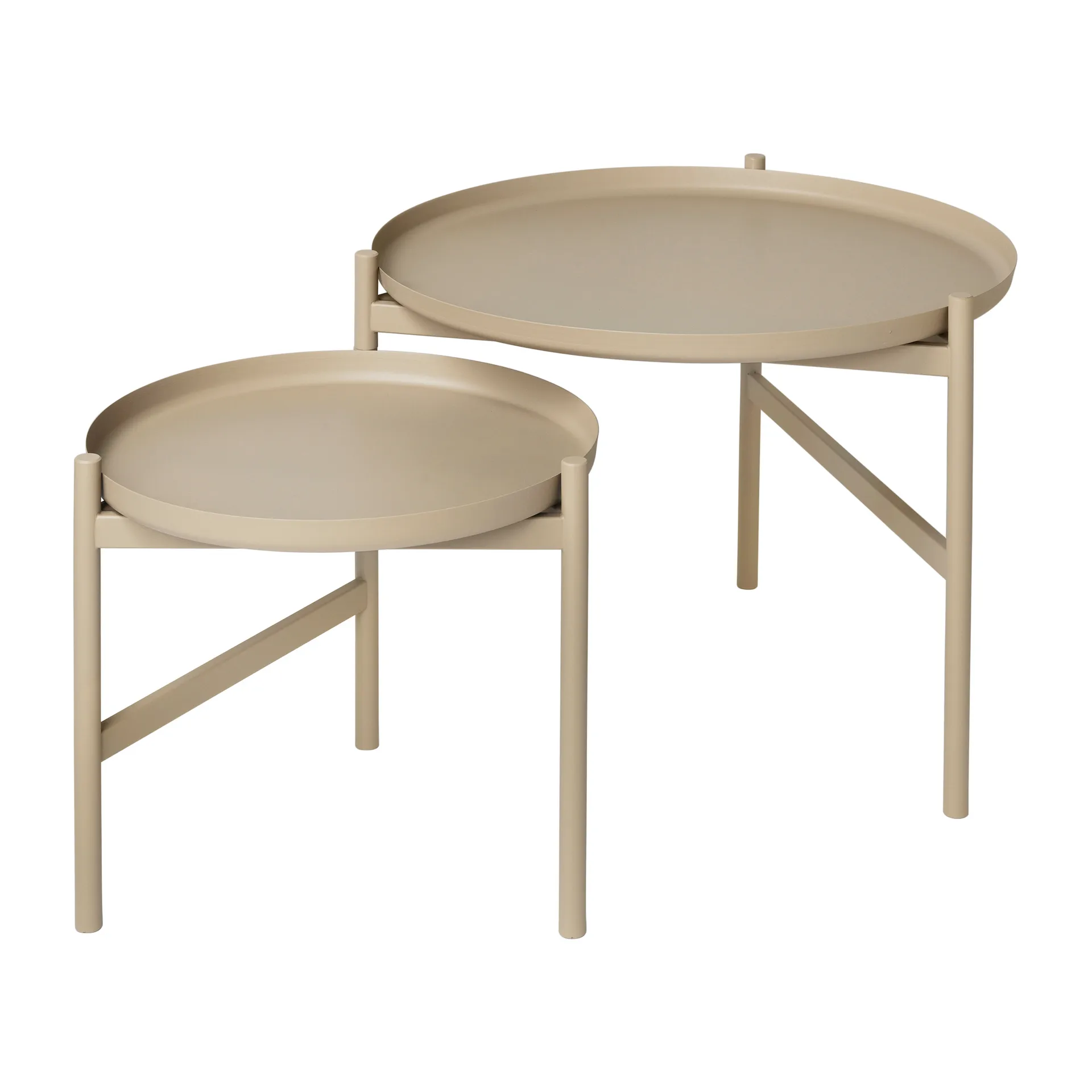 Turner table Beistelltisch Ø70cm, Grey Broste Copenhagen