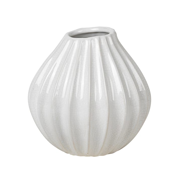 Wide Vase ivory, 15cm Broste Copenhagen