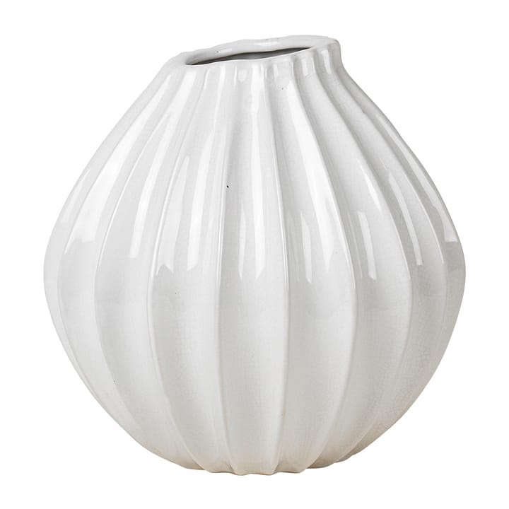 Wide Vase ivory, 25cm Broste Copenhagen