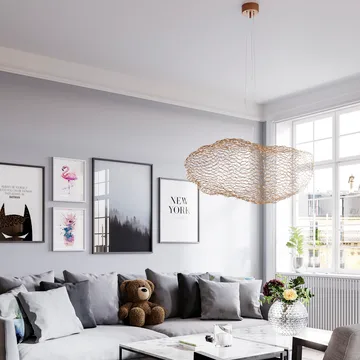 Hayden Pendelleuchte - Goldfarben, 76cm - By Rydéns