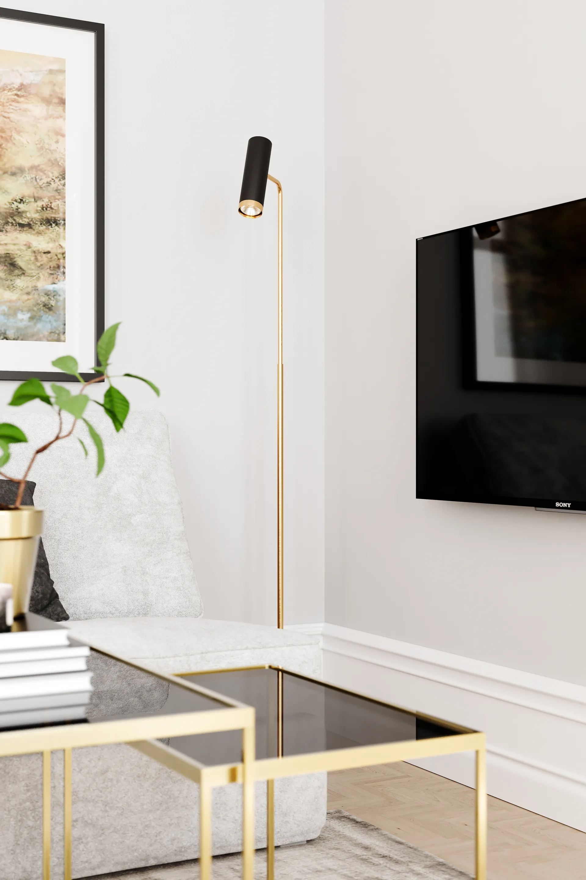 Puls Stehleuchte, Mattschwarz By Rydéns