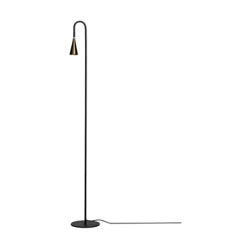 Spline Stehleuchte - Schwarz-Messing, 140 cm - By Rydéns