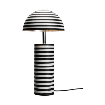 Stripe Tischleuchte - Weiß-Schwarz, 50 cm - By Rydéns